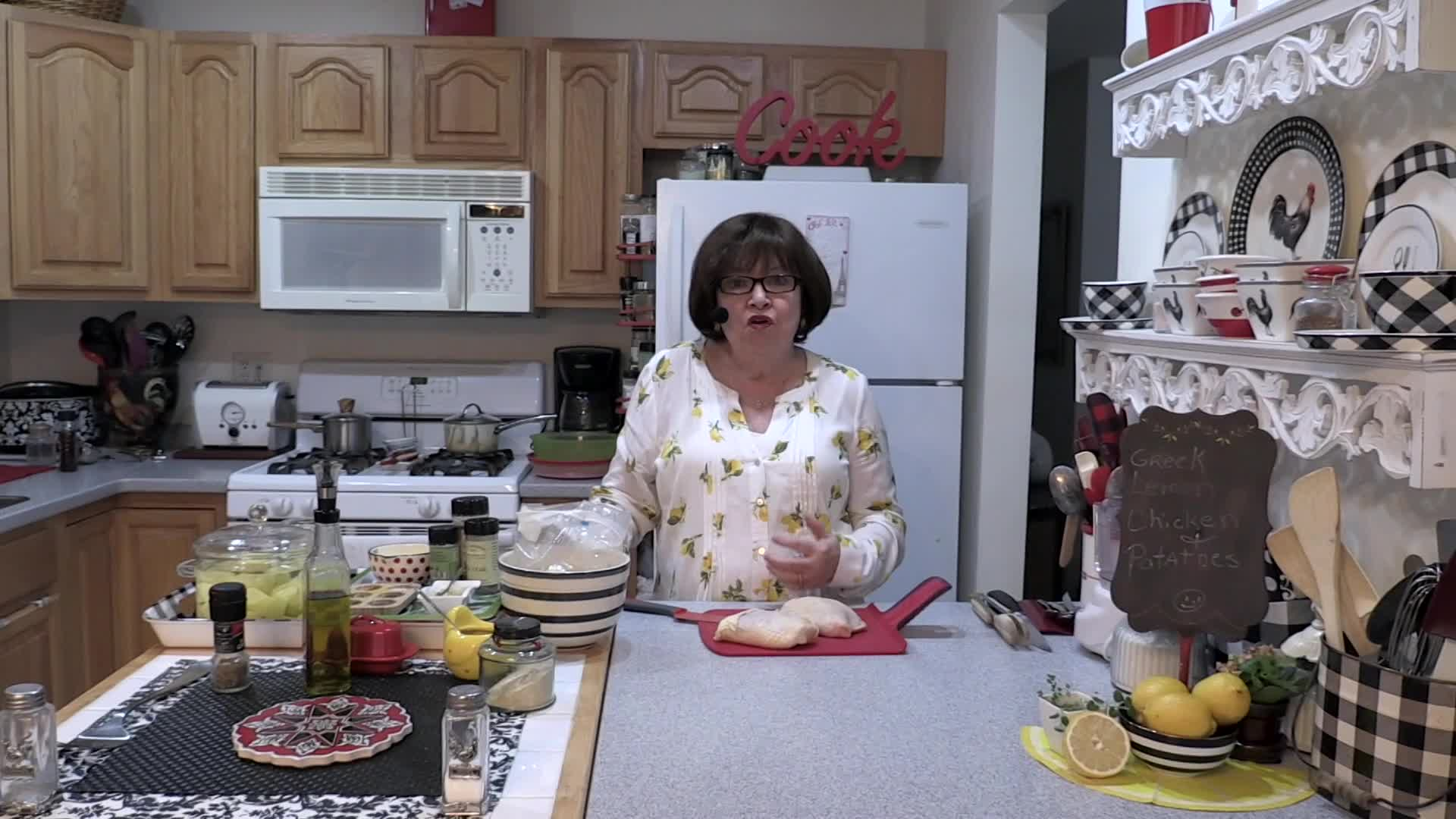 Cathy Neptune's Kitchen - Greek Lemon Chicken